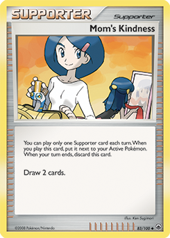Mom's Kindness, Majestic Dawn #83, Pokémon TCG card