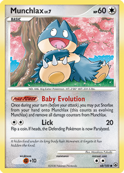 Munchlax, Majestic Dawn #68, Pokémon TCG card