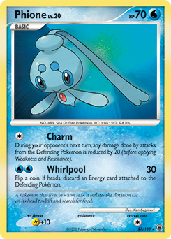 Phione, Majestic Dawn #27, Pokémon TCG card
