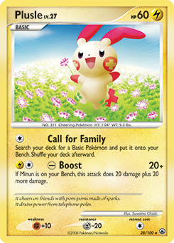 Plusle, Majestic Dawn #28, Pokémon TCG card