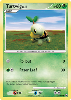 Turtwig, Majestic Dawn #77, Pokémon TCG card