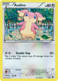 Audino, McDonald's Collection 2011 #12, Pokémon TCG card