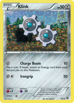 Klink, McDonald's Collection 2011 #10, Pokémon TCG card