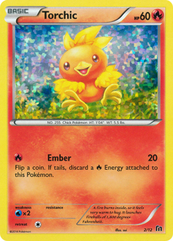 Torchic, McDonald's Collection 2016 #2, Pokémon TCG card