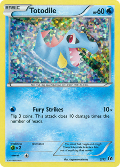 Totodile, McDonald's Collection 2016 #5, Pokémon TCG card