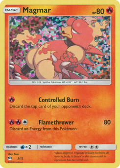 Magmar, McDonald's Collection 2019 #3, Pokémon TCG card