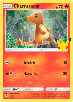 Charmander, McDonald's Collection 2021 #9, Pokémon TCG card