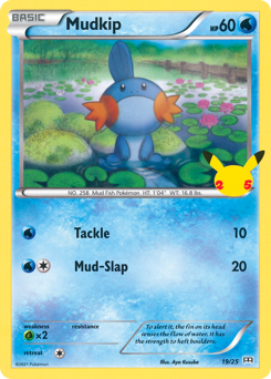 Mudkip, McDonald's Collection 2021 #19, Pokémon TCG card