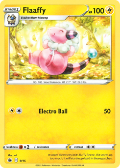 Flaaffy, McDonald's Collection 2022 #9, Pokémon TCG card