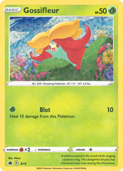 Gossifleur, McDonald's Collection 2022 #3, Pokémon TCG card
