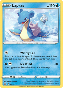 Lapras, McDonald's Collection 2022 #6, Pokémon TCG card