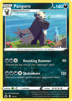 Pangoro, McDonald's Collection 2022 #13, Pokémon TCG card