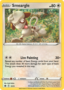 Smeargle, McDonald's Collection 2022 #15, Pokémon TCG card