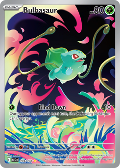 Bulbasaur, Mega Evolution #133, Pokémon TCG card