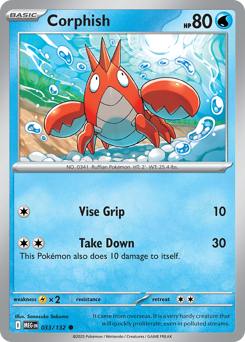 Corphish, Mega Evolution #33, Pokémon TCG card