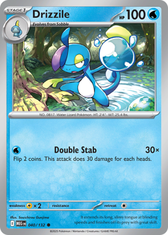 Drizzile, Mega Evolution #40, Pokémon TCG card