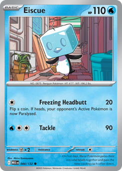 Eiscue, Mega Evolution #44, Pokémon TCG card