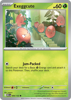 Exeggcute, Mega Evolution #4, Pokémon TCG card