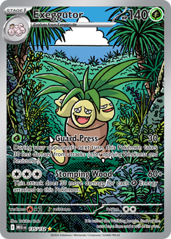 Exeggutor, Mega Evolution #135, Pokémon TCG card