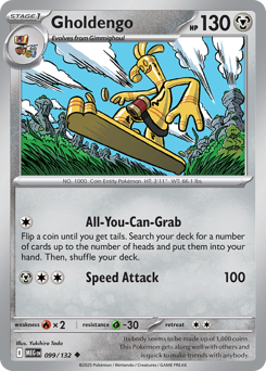 Gholdengo, Mega Evolution #99, Pokémon TCG card