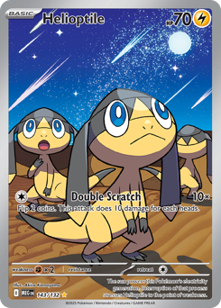 Helioptile, Mega Evolution #143, Pokémon TCG card