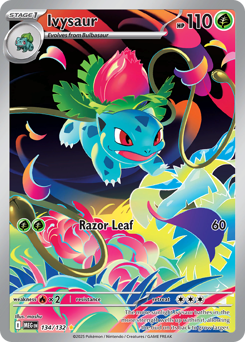 Ivysaur, Mega Evolution #134, Pokémon TCG card