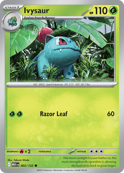 Ivysaur, Mega Evolution #2, Pokémon TCG card