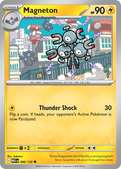 Magneton, Mega Evolution #46, Pokémon TCG card