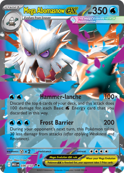 Mega Abomasnow ex, Mega Evolution #36, Pokémon TCG card