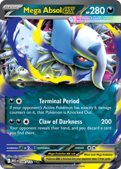 Mega Absol ex, Mega Evolution #86, Pokémon TCG card