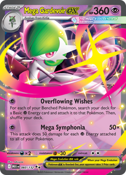 Mega Gardevoir ex, Mega Evolution #60, Pokémon TCG card