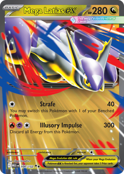 Mega Latias ex, Mega Evolution #100, Pokémon TCG card