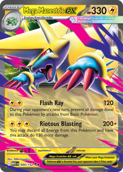 Mega Manectric ex, Mega Evolution #50, Pokémon TCG card