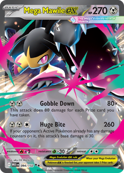 Mega Mawile ex, Mega Evolution #94, Pokémon TCG card