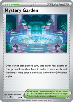 Mystery Garden, Mega Evolution #122, Pokémon TCG card