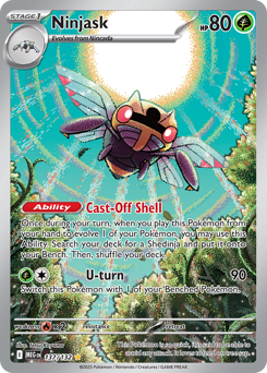 Ninjask, Mega Evolution #137, Pokémon TCG card