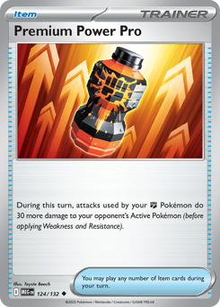 Premium Power Pro, Mega Evolution #124, Pokémon TCG card