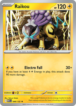 Raikou, Mega Evolution #48, Pokémon TCG card