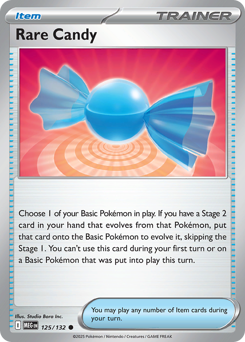 Rare Candy, Mega Evolution #125, Pokémon TCG card
