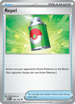 Repel, Mega Evolution #126, Pokémon TCG card