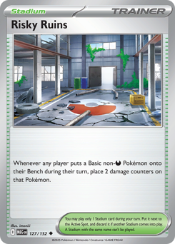 Risky Ruins, Mega Evolution #127, Pokémon TCG card