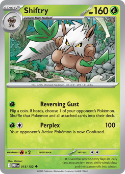 Shiftry, Mega Evolution #15, Pokémon TCG card