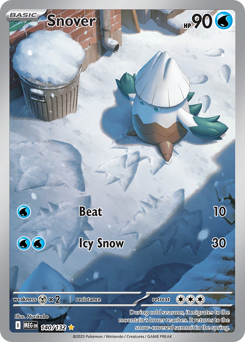 Snover, Mega Evolution #140, Pokémon TCG card