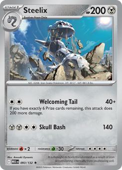Steelix, Mega Evolution #93, Pokémon TCG card