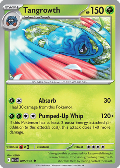 Tangrowth, Mega Evolution #7, Pokémon TCG card