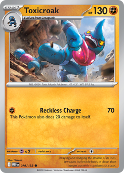 Toxicroak, Mega Evolution #79, Pokémon TCG card