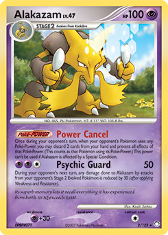 Alakazam, Mysterious Treasures #2, Pokémon TCG card