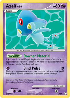 Azelf, Mysterious Treasures #4, Pokémon TCG card