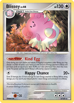Blissey, Mysterious Treasures #5, Pokémon TCG card