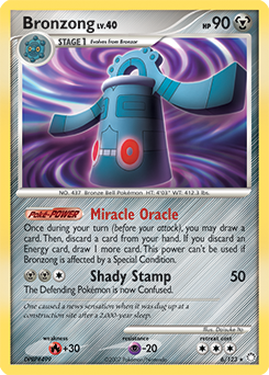 Bronzong, Mysterious Treasures #6, Pokémon TCG card